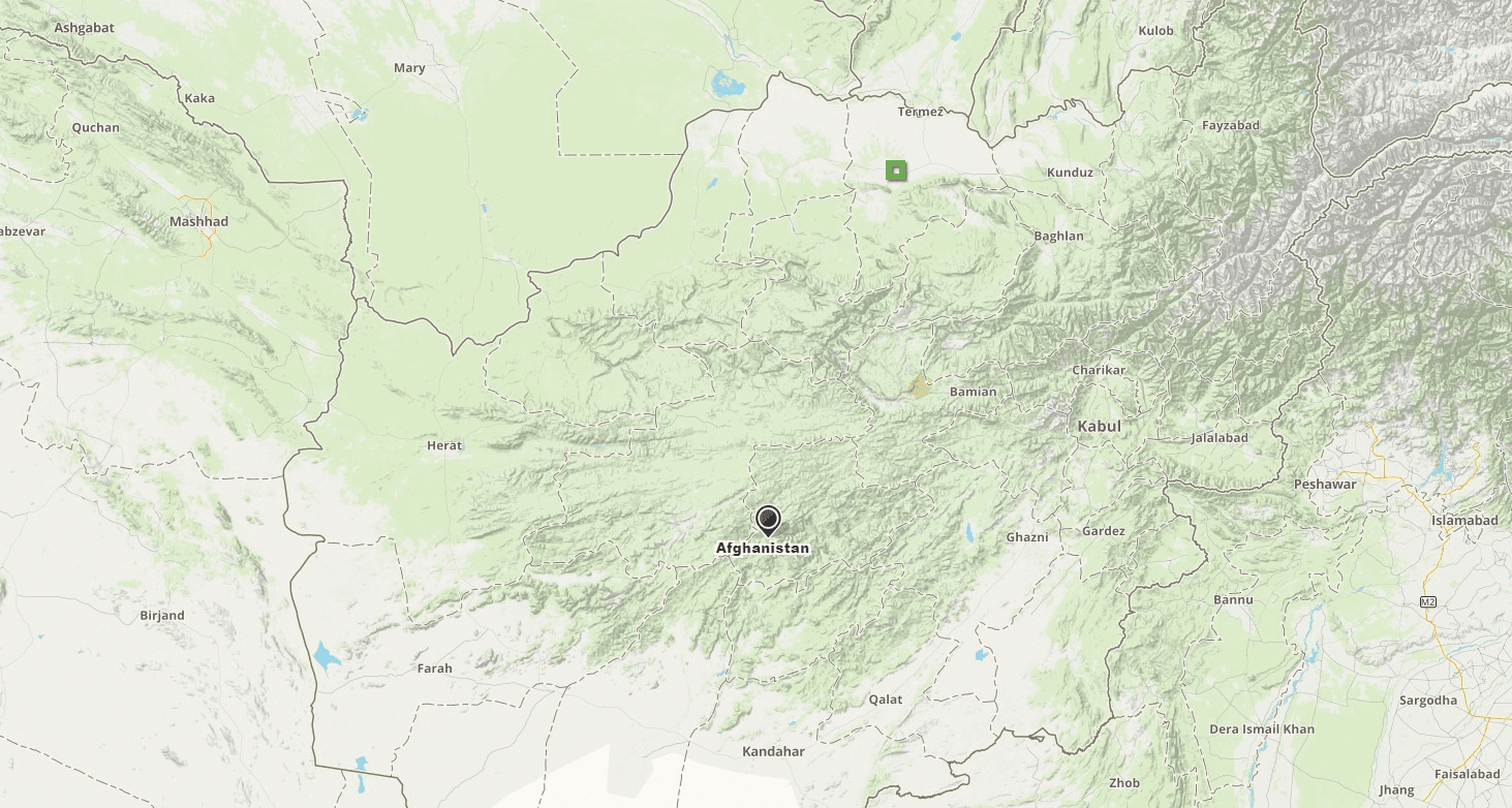 political map of mazar e sharif afghanistan